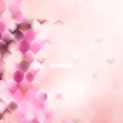 Abstract Light Pink Hexagon Background Pattern
