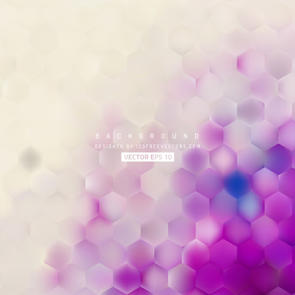Light Purple Hexagon Background Template