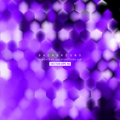 Abstract Violet Hexagon Geometric Background