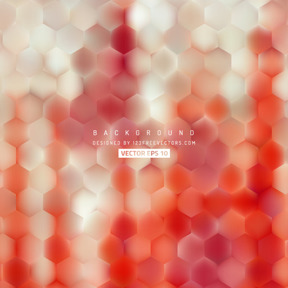 Abstract Light Red Hexagon Pattern Background Design