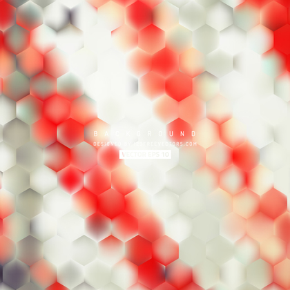Abstract Light Red Hexagon Pattern Background Design
