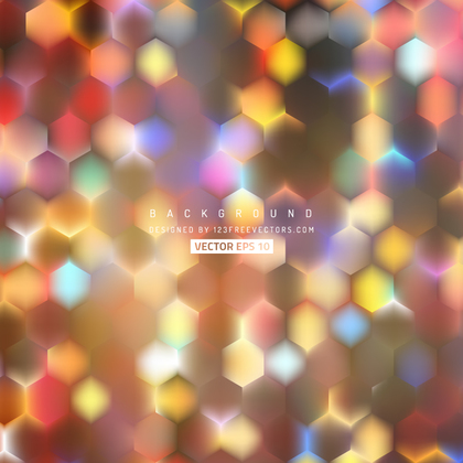 Abstract Hexagon Pattern Background Design
