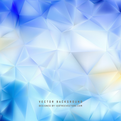 Abstract Light Blue Polygon Triangle Background
