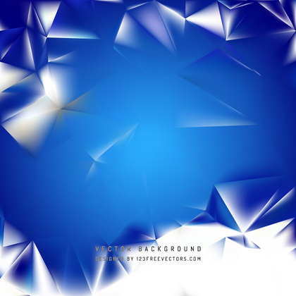 Blue Polygonal Background Design