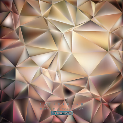 Abstract Brown Polygon Triangle Pattern Background