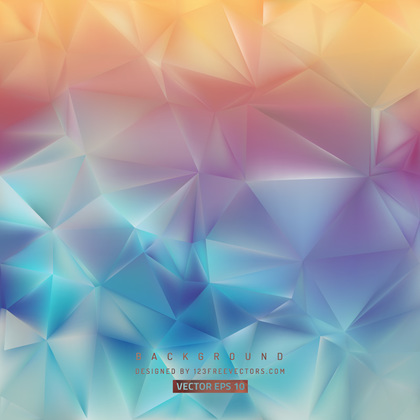 Colorful Polygonal Background Design