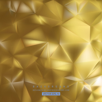 Gold Polygonal Background Design