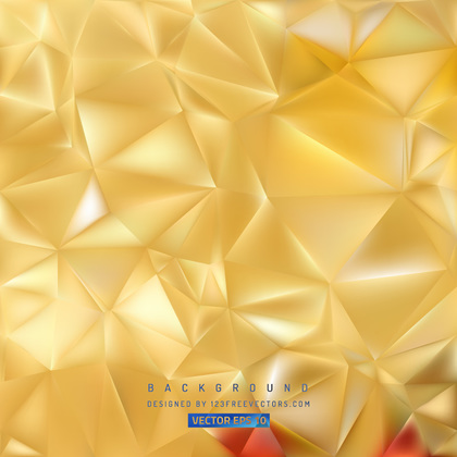 Gold Geometric Polygon Background