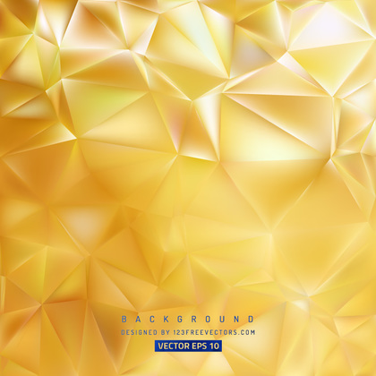 Gold Polygon Pattern Background