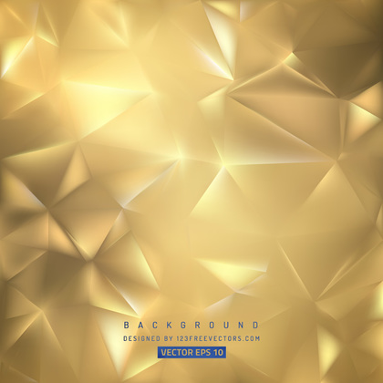 Gold Polygon Background Template