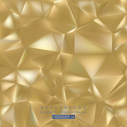 Abstract Gold Low Poly Background