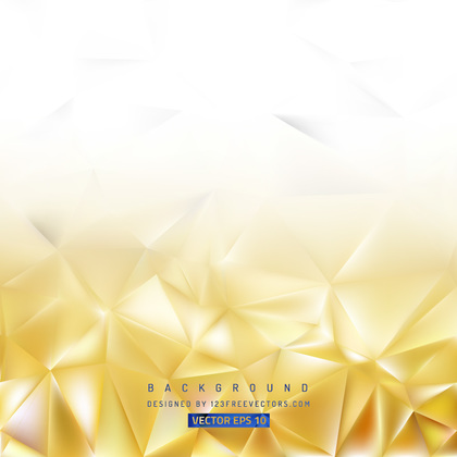 Abstract Light Gold Polygonal Background Design
