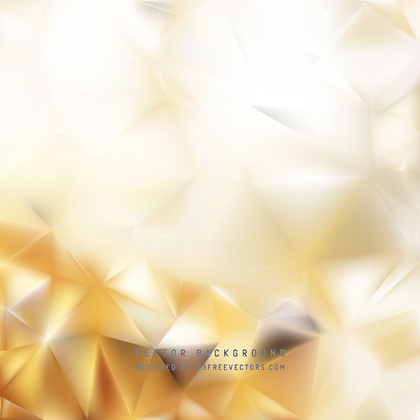 Abstract Light Gold Geometric Polygon Background