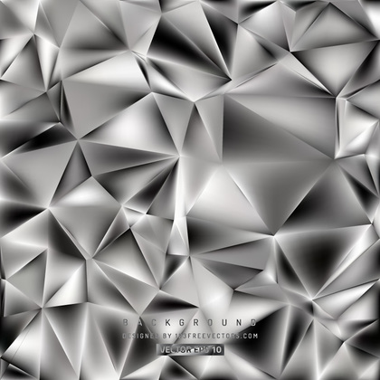 Black and Gray Polygonal Background Design
