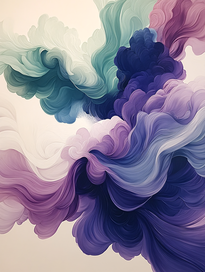 Abstract Flowing Colors