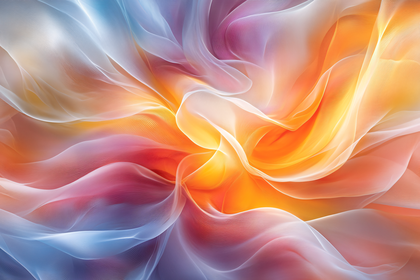 Abstract Swirling Colors
