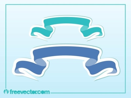 Banners Stickers Free Vector