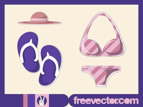 Beach Fashion Free Vector