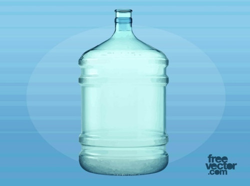 Big Plastic Water Bottle Free Vector