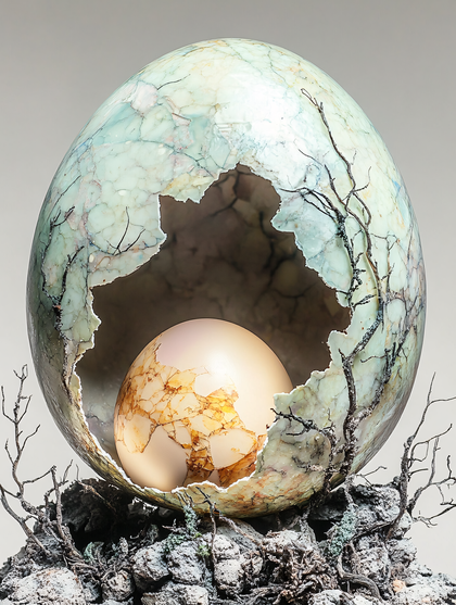 Broken Egg Nest