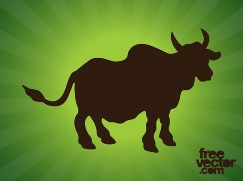 Bull Silhouette Free Vector