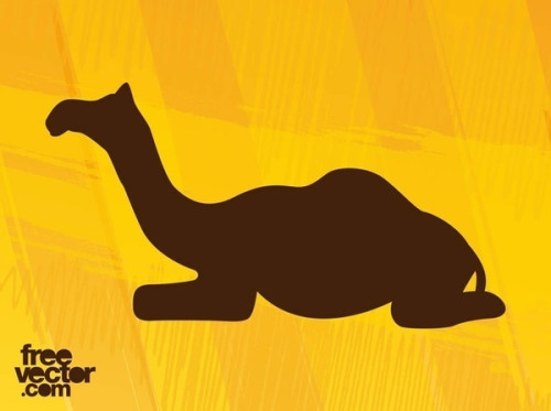 Camel Silhouette Image Free Vector