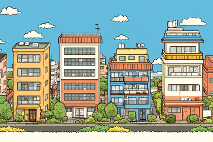 Cartoon Cityscape