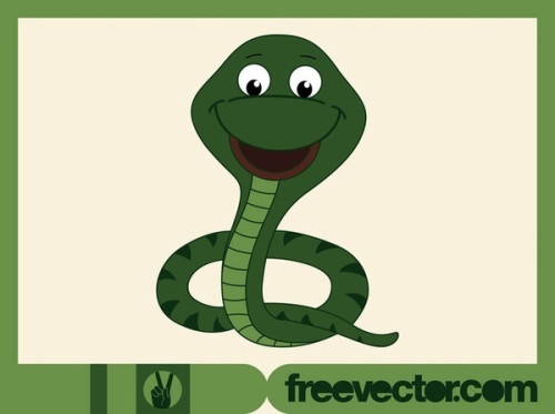 Cartoon Cobra Free Vector