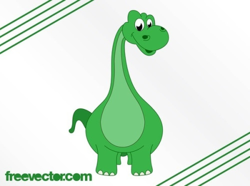 Cartoon Dinosaur Free Vector
