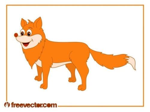 Cartoon Fox Free Vector