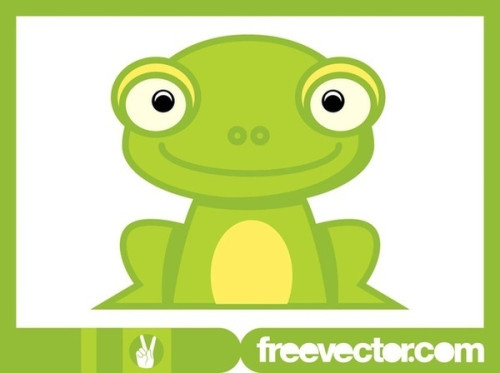 Cartoon Frog Free Vector