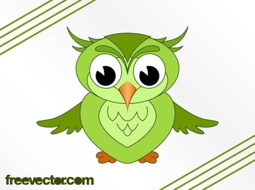 Cartoon Owl Image Free Vector