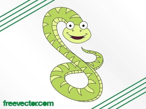 Cartoon Snake Free Vector
