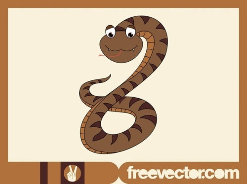 Cartoon Snake Free Vector