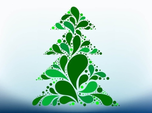Christmas Tree Design Free Vector