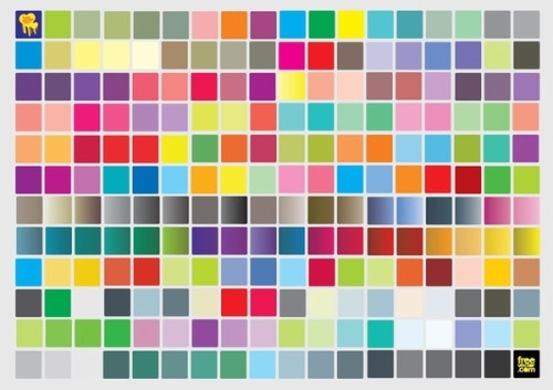 CMYK Colors Free Vector