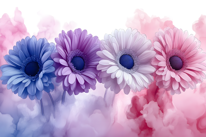 Colorful Gerbera Daisies