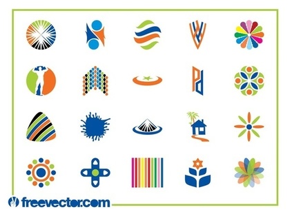 Colorful Logo Templates Free Vector