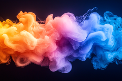 Colorful Smoke Abstract