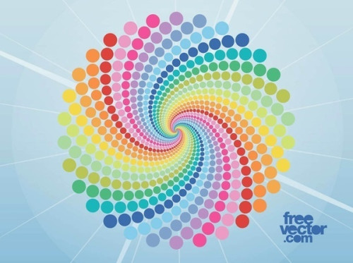 Colors Circle Free Vector