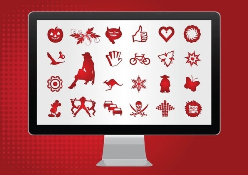 Computer Art Free Vector