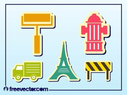 Cool Sticker s Free Vector