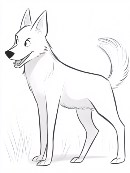 Dog Posing
