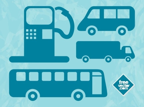 Driving Symbols Free Vector