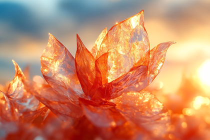 Ethereal Glass Flower Blossom