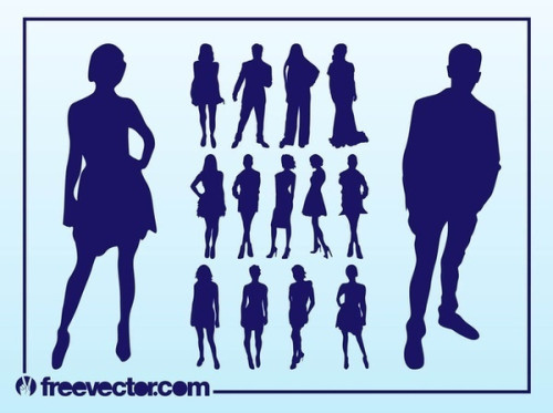 Fashion Models Free Vector