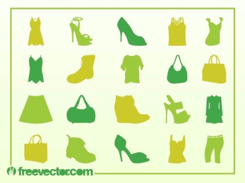 Fashion Silhouettes Free Vector