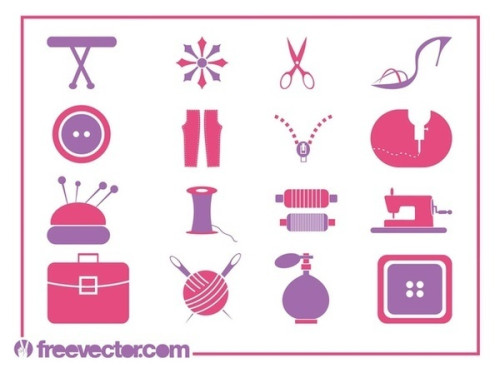 Fashion Symbols Free Vector