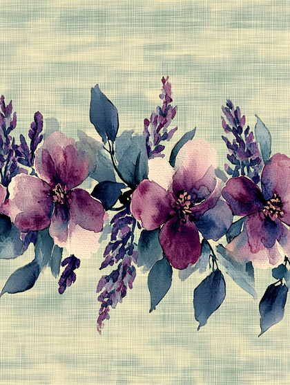 Floral Arrangement Border