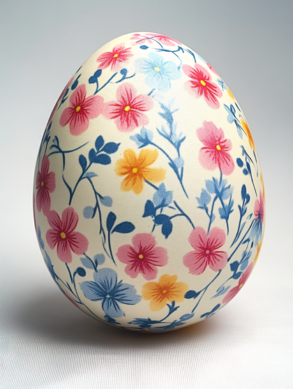 Floral Easter Egg